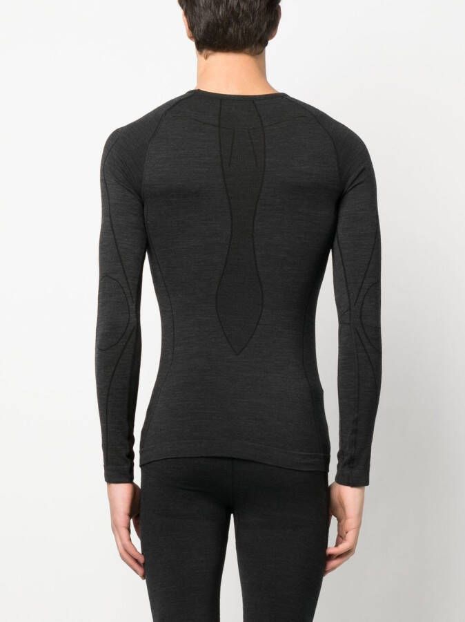 Falke Sporttop met lange mouwen Zwart
