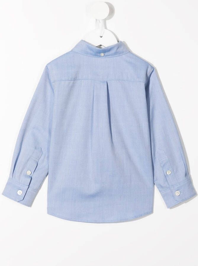familiar Blouse met knopen Blauw