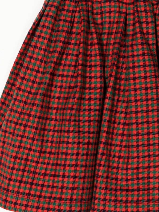 familiar Geruite rok Rood