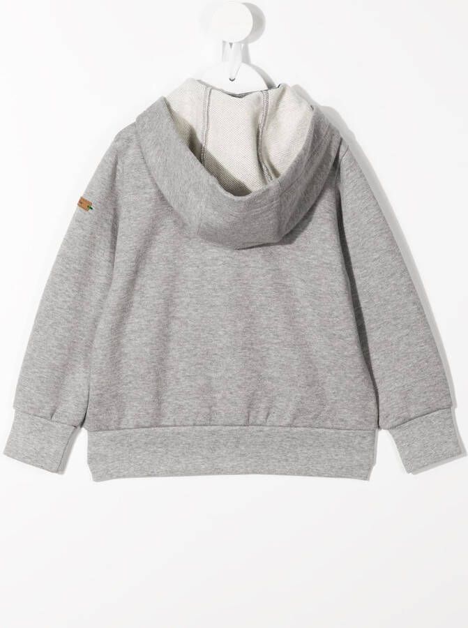 familiar Hoodie met rits Grijs