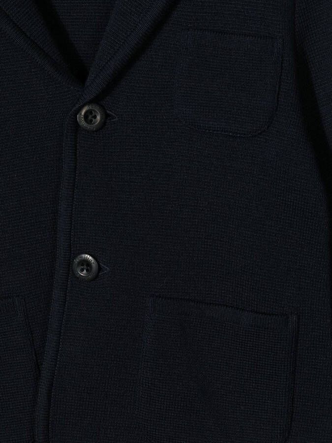 familiar Jack met enkele rij knopen Blauw