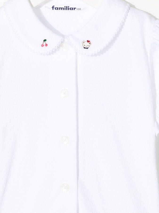Familiar Katoenen blouse Wit