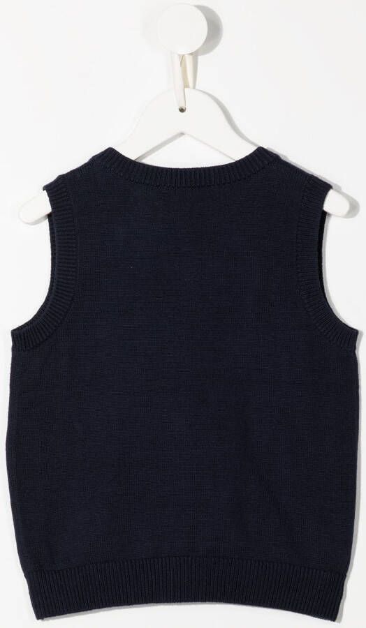 familiar Mouwloze trui Blauw