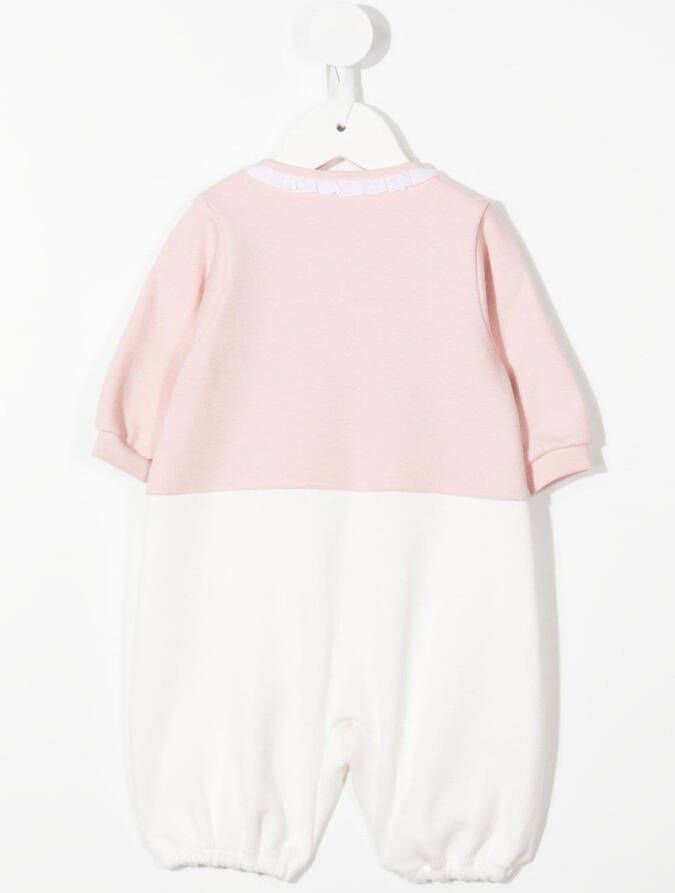 familiar Romper met applicatie Roze