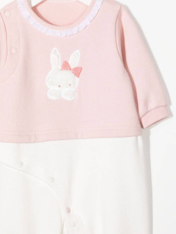 familiar Romper met applicatie Roze