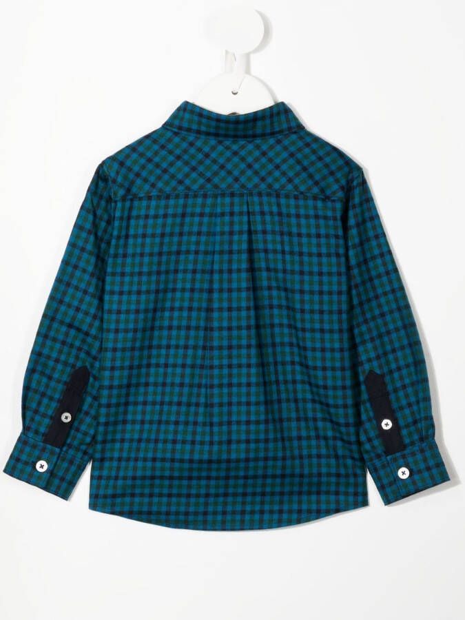 familiar Shirt met gingham ruit Blauw