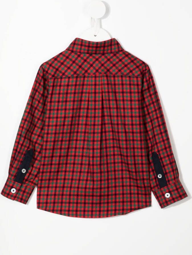 familiar Shirt met gingham ruit Rood