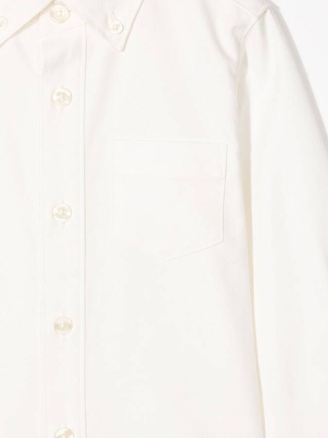 familiar Shirt met knopen Wit