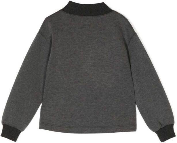 Familiar Sweater met hondenprint Grijs