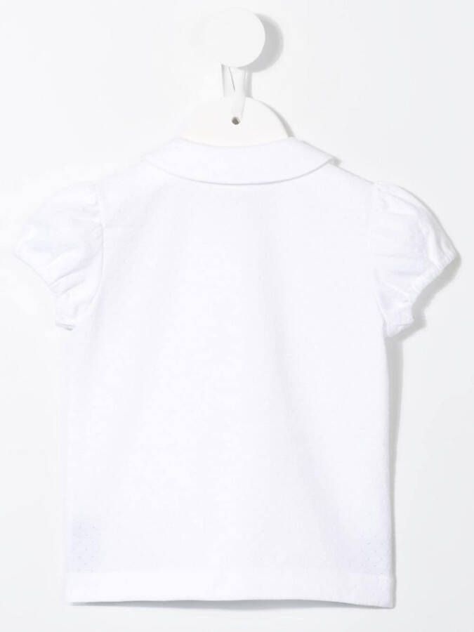 Familiar T-shirt met borduurwerk Wit