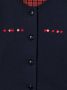 Familiar Vest met borduurwerk Blauw - Thumbnail 3