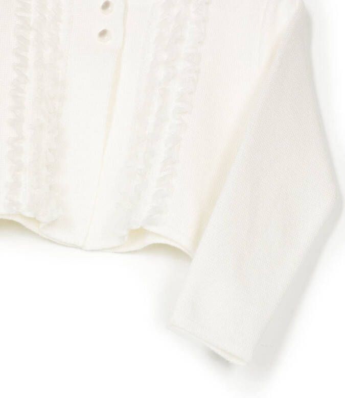 familiar Vest met knopen Wit