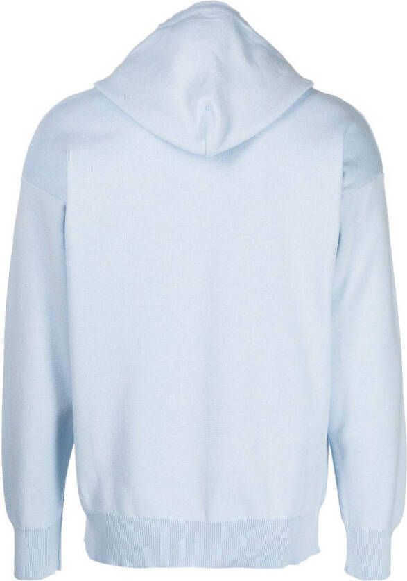 Family First Hoodie met logoprint Blauw