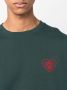 Family First Sweater met geborduurd logo Groen - Thumbnail 5