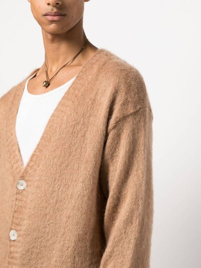 Family First Vest met V-hals Beige