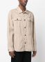 Fay Button-down overhemd Beige - Thumbnail 3