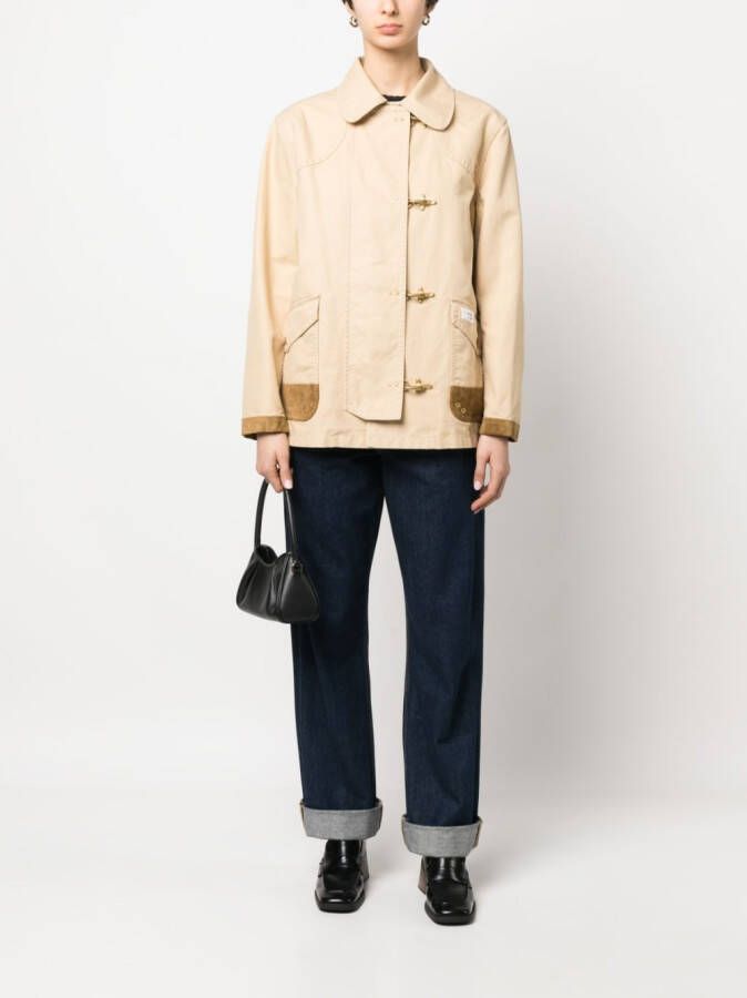Fay Katoenen shirtjack Beige