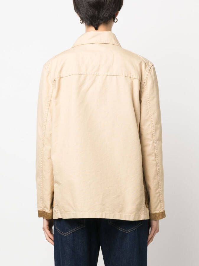 Fay Katoenen shirtjack Beige
