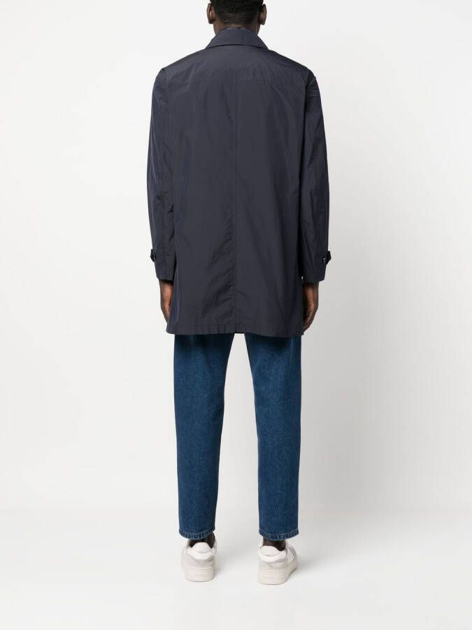 Fay Gelaagde jas Blauw