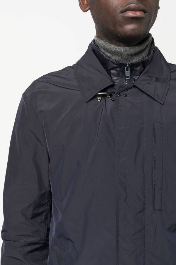 Fay Gelaagde jas Blauw