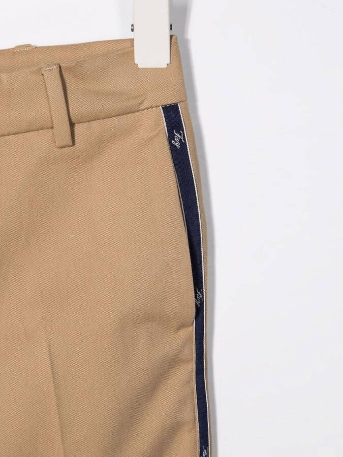 Fay Kids Broek met logoband Beige