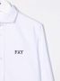 Fay Kids Shirt met geborduurd logo Wit - Thumbnail 3