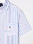 Fay Kids Shirt met regenboogstreep Wit - Thumbnail 3