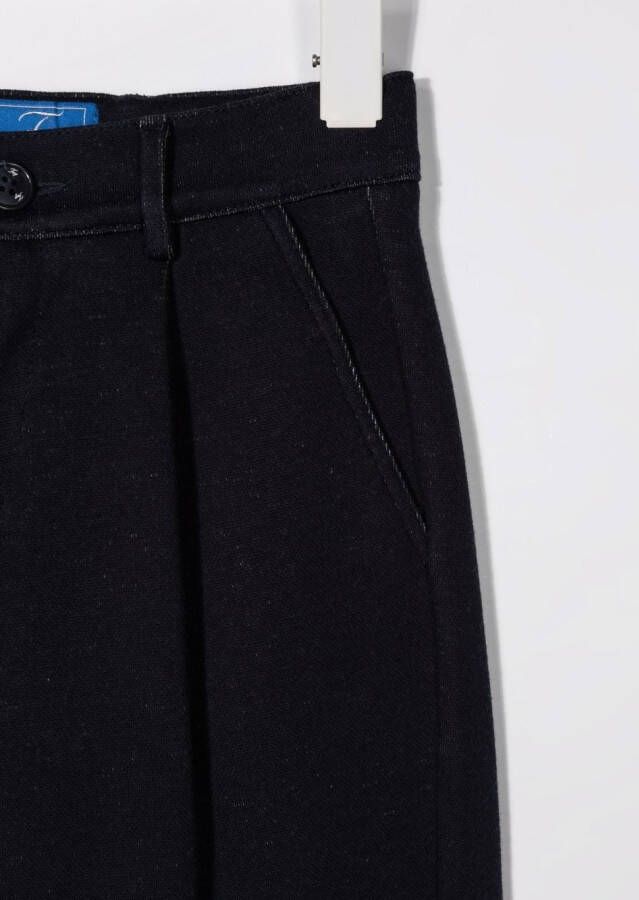Fay Kids Straight broek Blauw