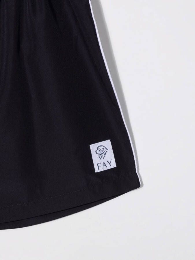 Fay Kids Zwembroek met logopatch Blauw