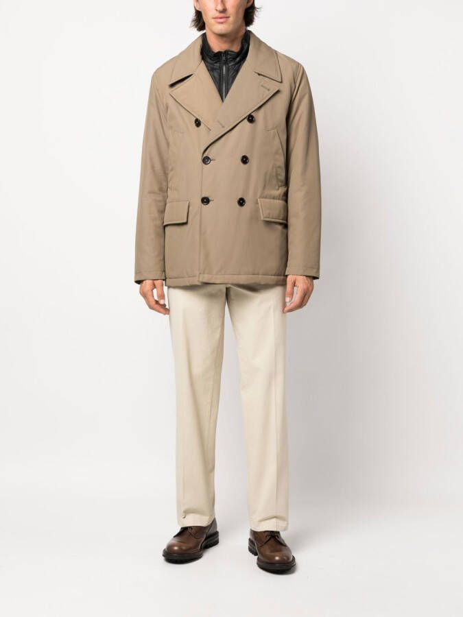 Fay Jas met dubbele rij knopen Beige