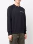 Fay Sweater met logoprint Blauw - Thumbnail 3