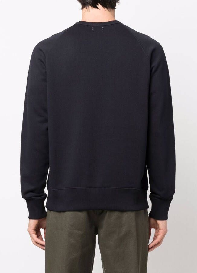 Fay Sweater met logoprint Blauw