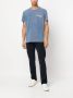 Fay T-shirt met logoprint Blauw - Thumbnail 2