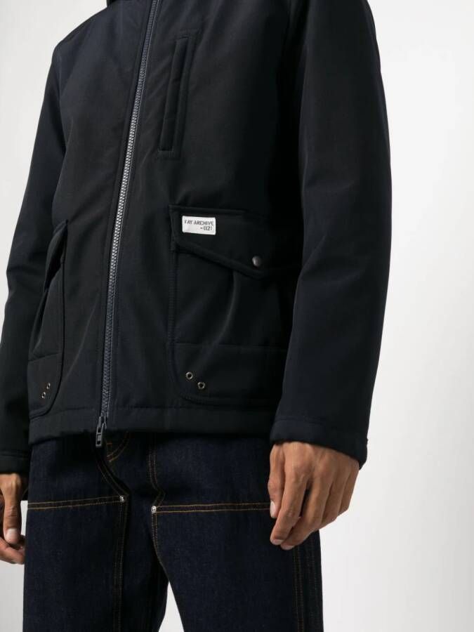 Fay Windjack met rits Blauw