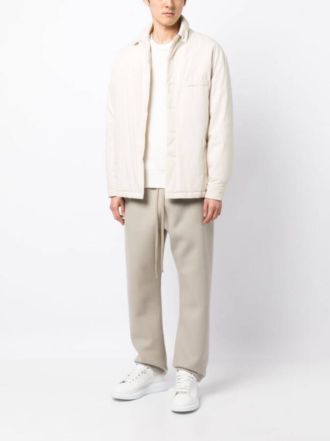 Fear Of God Broek met fleece textuur Grijs
