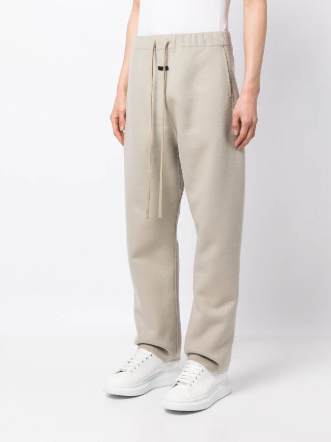 Fear Of God Broek met fleece textuur Grijs