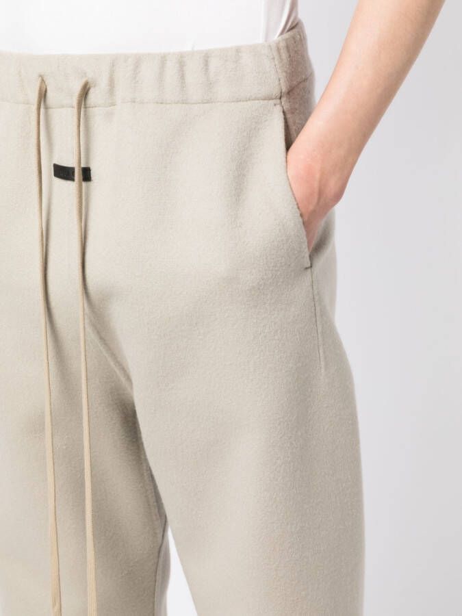 Fear Of God Broek met fleece textuur Grijs