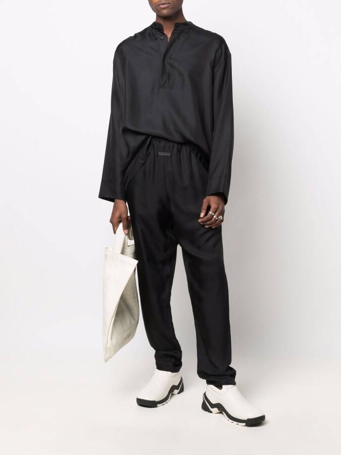 Fear Of God Broek met verlaagd kruis Zwart