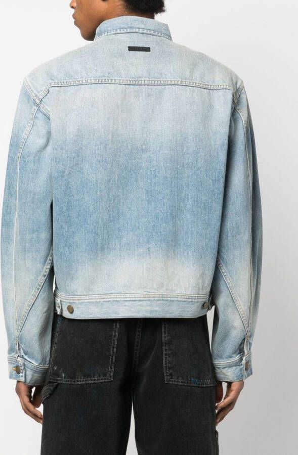 Fear Of God Bomberjack met rits Blauw