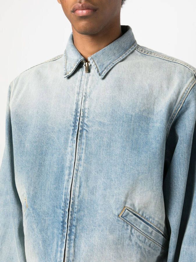 Fear Of God Bomberjack met rits Blauw