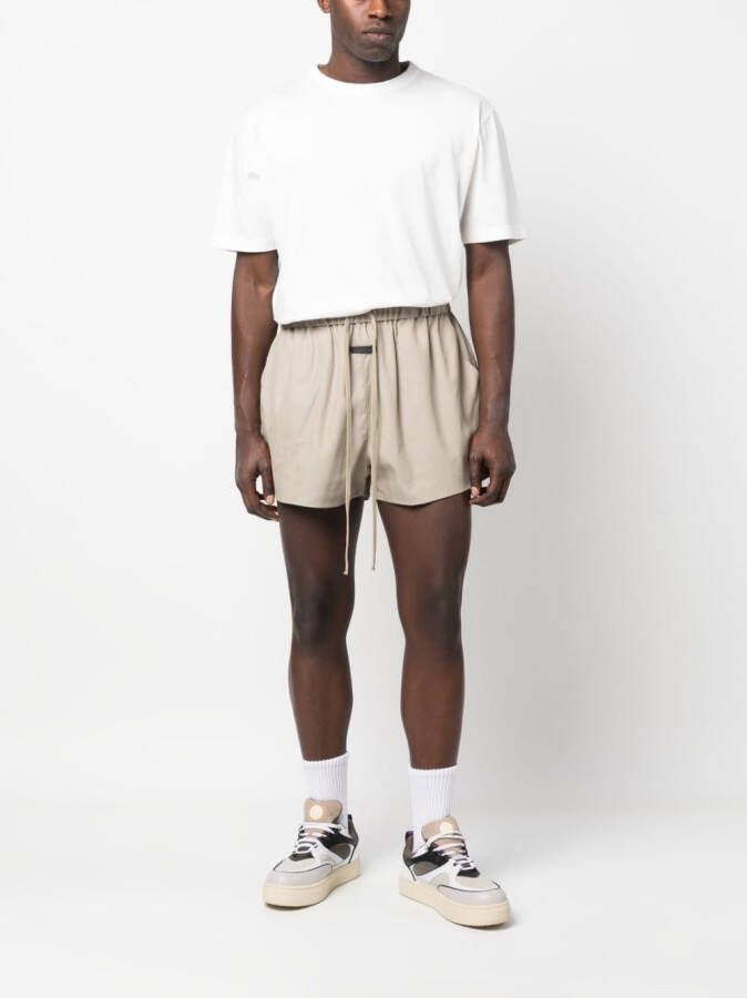 Fear Of God Shorts met trekkoordtaille Beige