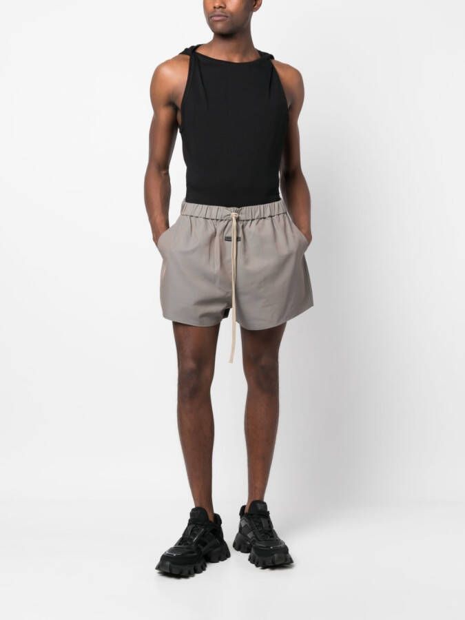Fear Of God Shorts met trekkoordtaille Grijs