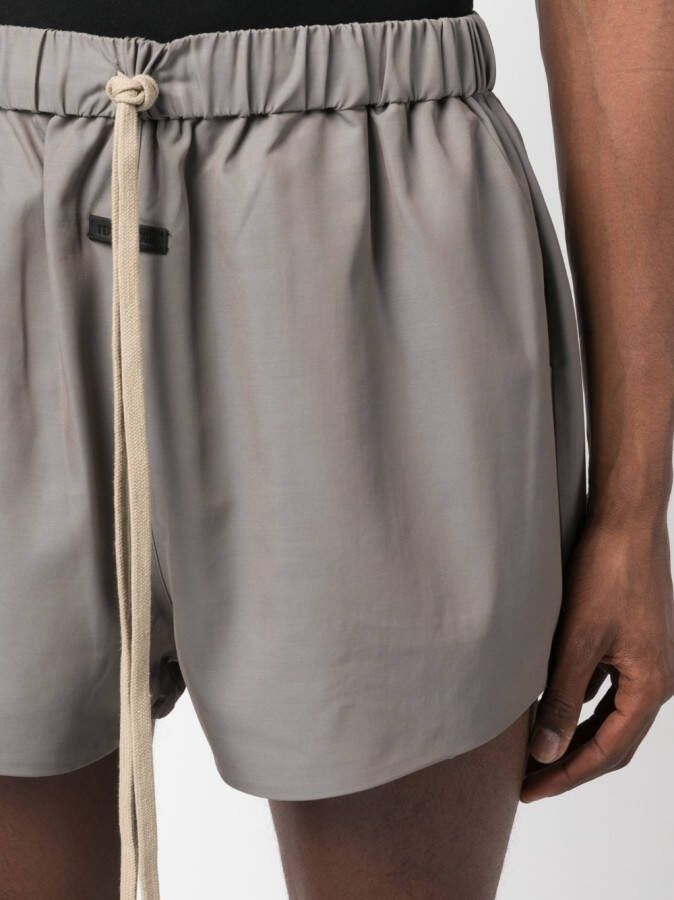 Fear Of God Shorts met trekkoordtaille Grijs
