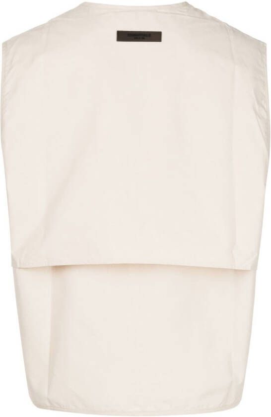 FEAR OF GOD ESSENTIALS Bodywarmer met rits Beige