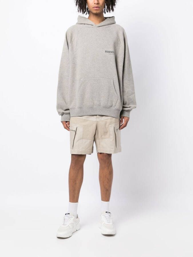 FEAR OF GOD ESSENTIALS Hoodie met logoprint Grijs