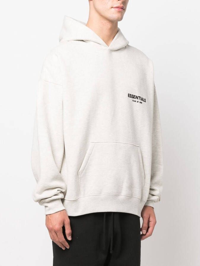 FEAR OF GOD ESSENTIALS Hoodie met logoprint Beige