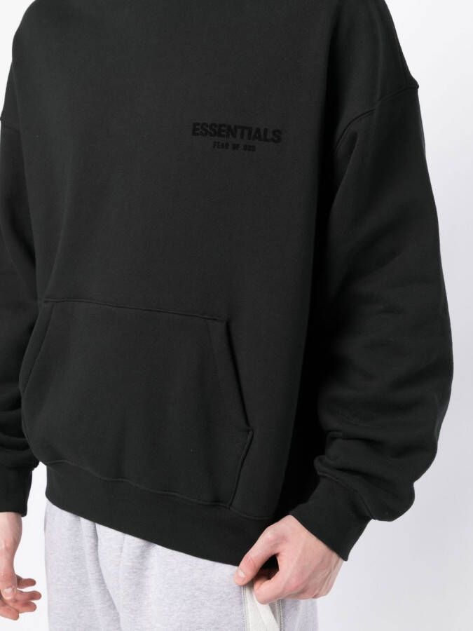 FEAR OF GOD ESSENTIALS Hoodie met logoprint Zwart