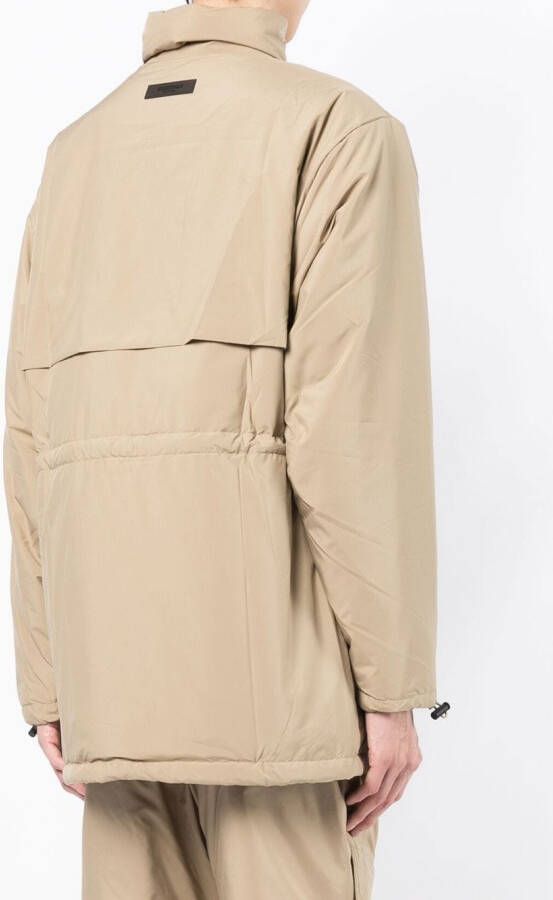 FEAR OF GOD ESSENTIALS Jack met rits Bruin