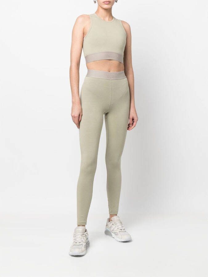 FEAR OF GOD ESSENTIALS Legging met logoband Groen