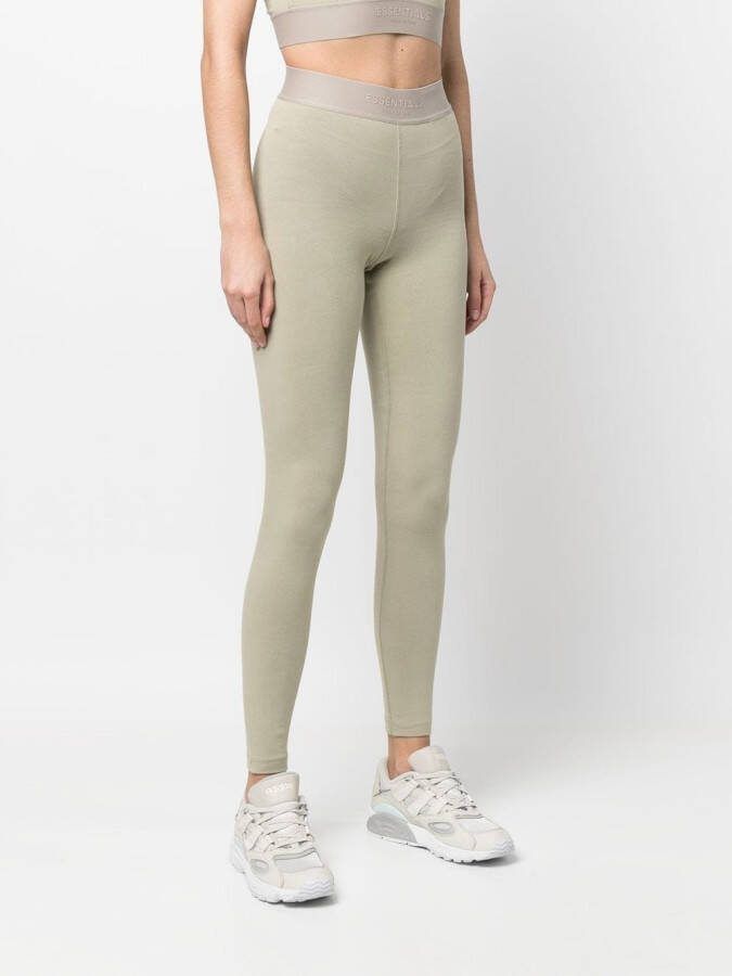 FEAR OF GOD ESSENTIALS Legging met logoband Groen